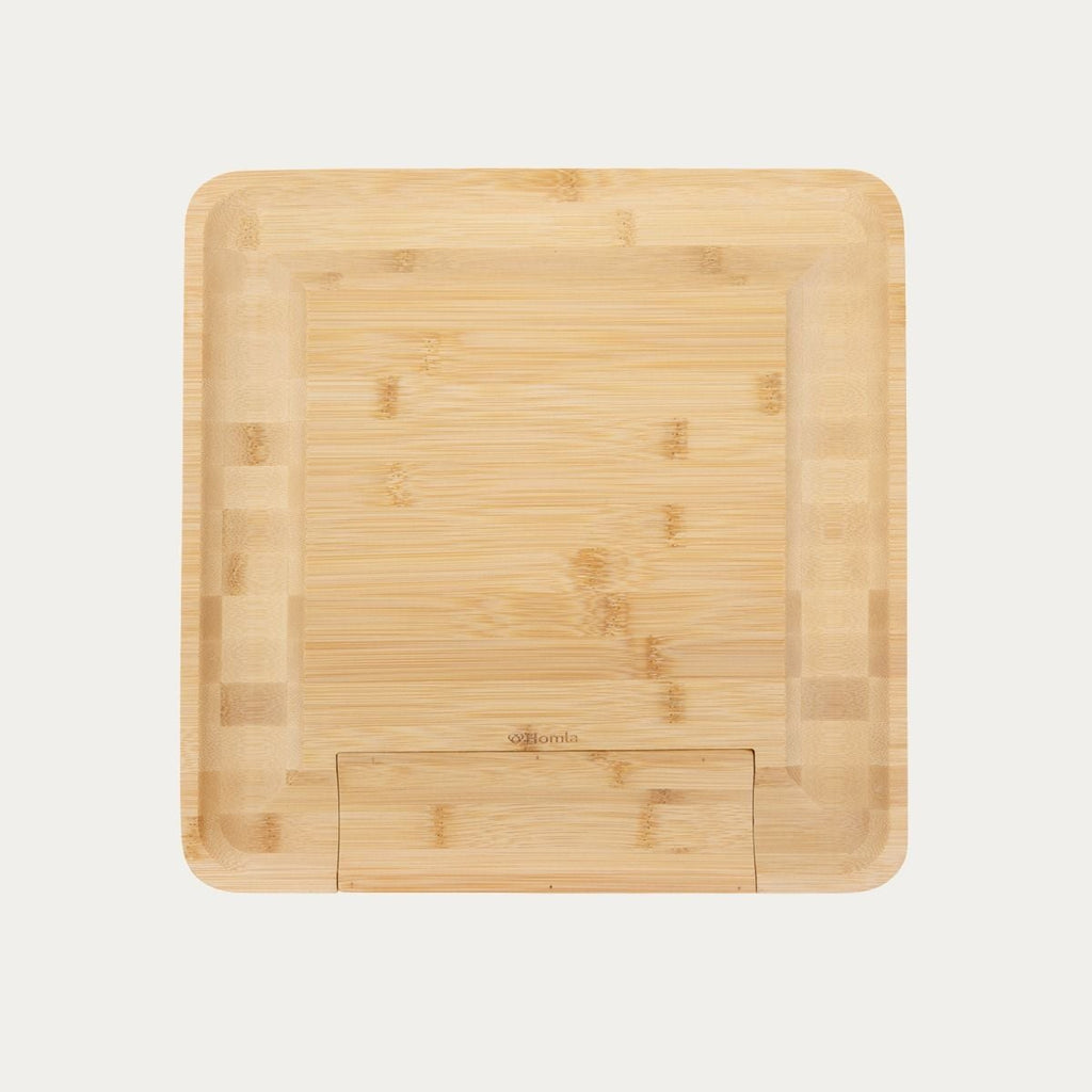 Deska RUMI do serwowania z 4 nożykami 32x32 cm