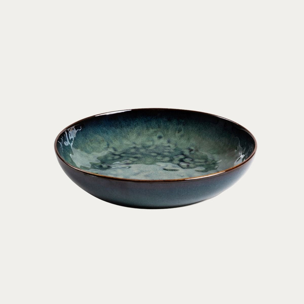 Talerz MIDO głęboki turkusowy 21,5 cm