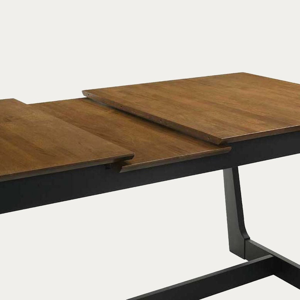 Stół PAHKEL z drewna kauczukowego rozkładany 140-175x90x76 cm