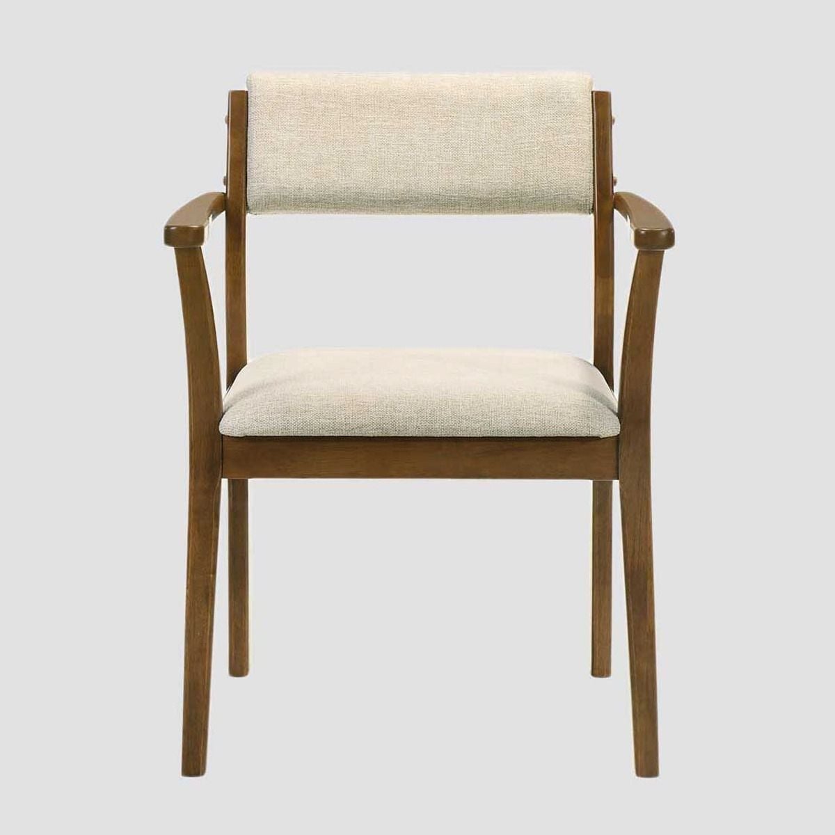 Zestaw 2 krzeseł PAHKEL z drewna kauczukowego 56,5x62,5x84,5 cm