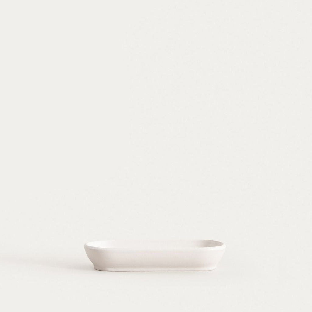 Półmisek FAMELIO owalny biały 16 cm