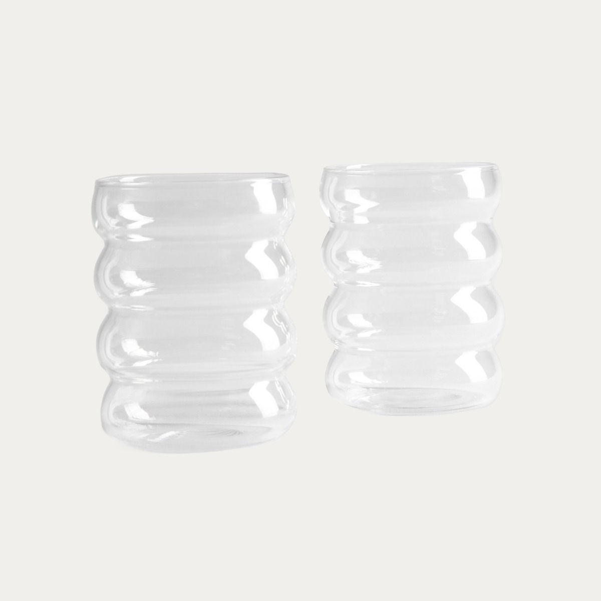 Zestaw szklanek BUBBLY transparentnych, 2 szt. 0,36 l