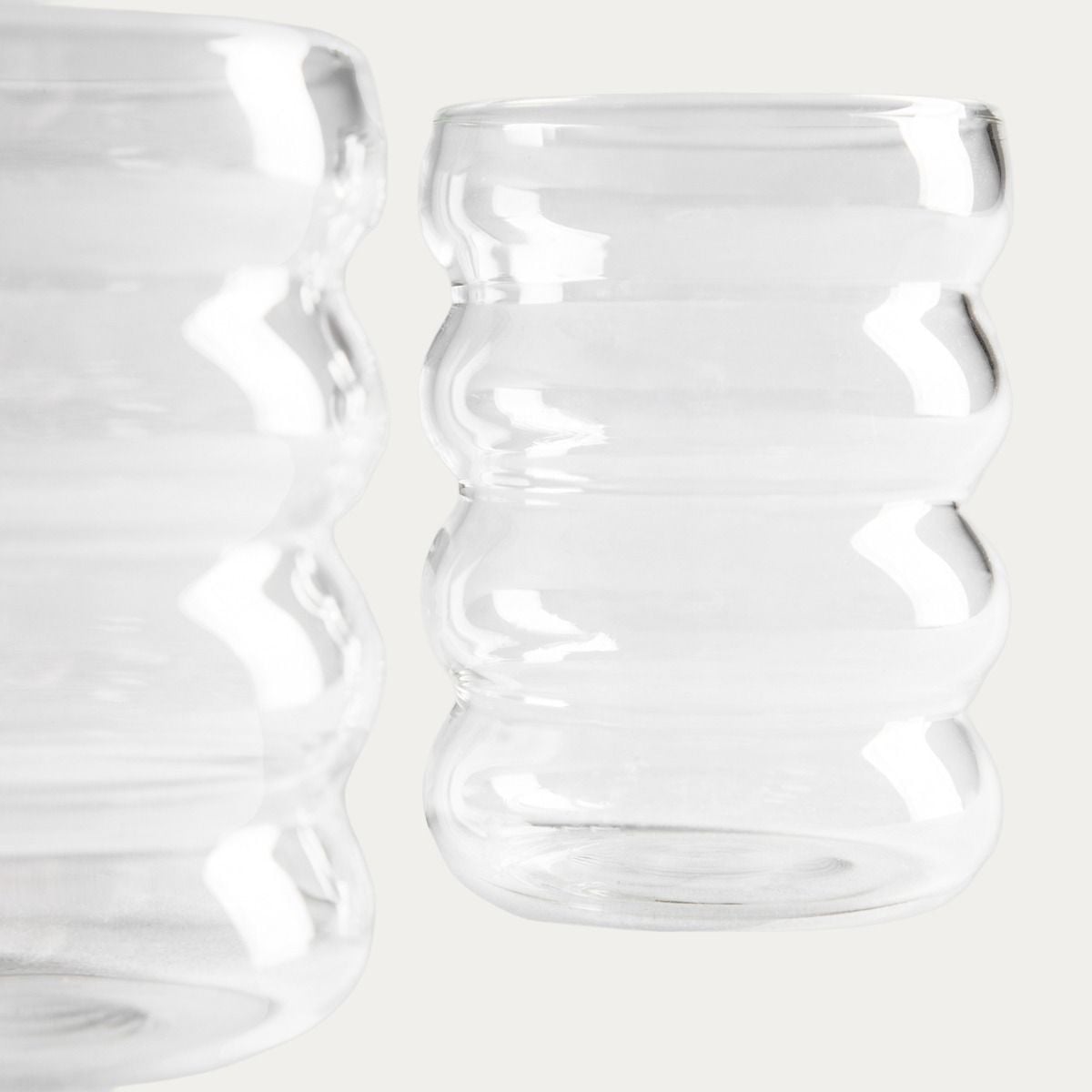 Zestaw szklanek BUBBLY transparentnych, 2 szt. 0,36 l