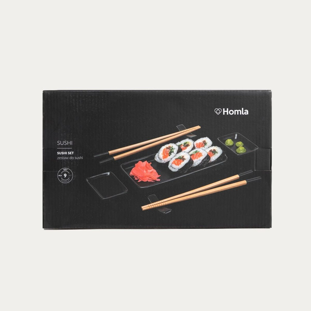 Zestaw SUSHI do sushi czarny 7 el.