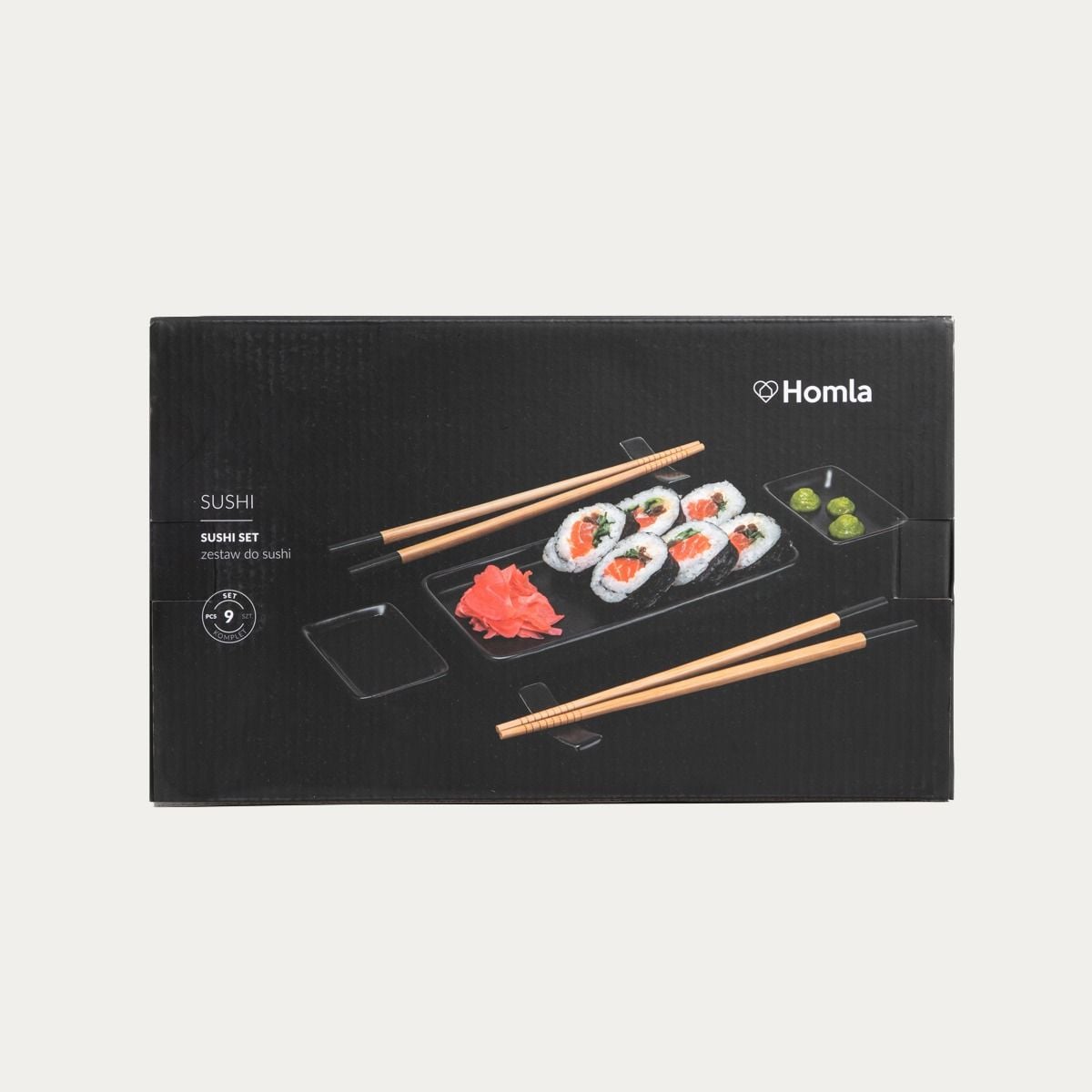 Zestaw SUSHI do sushi czarny 7 el.