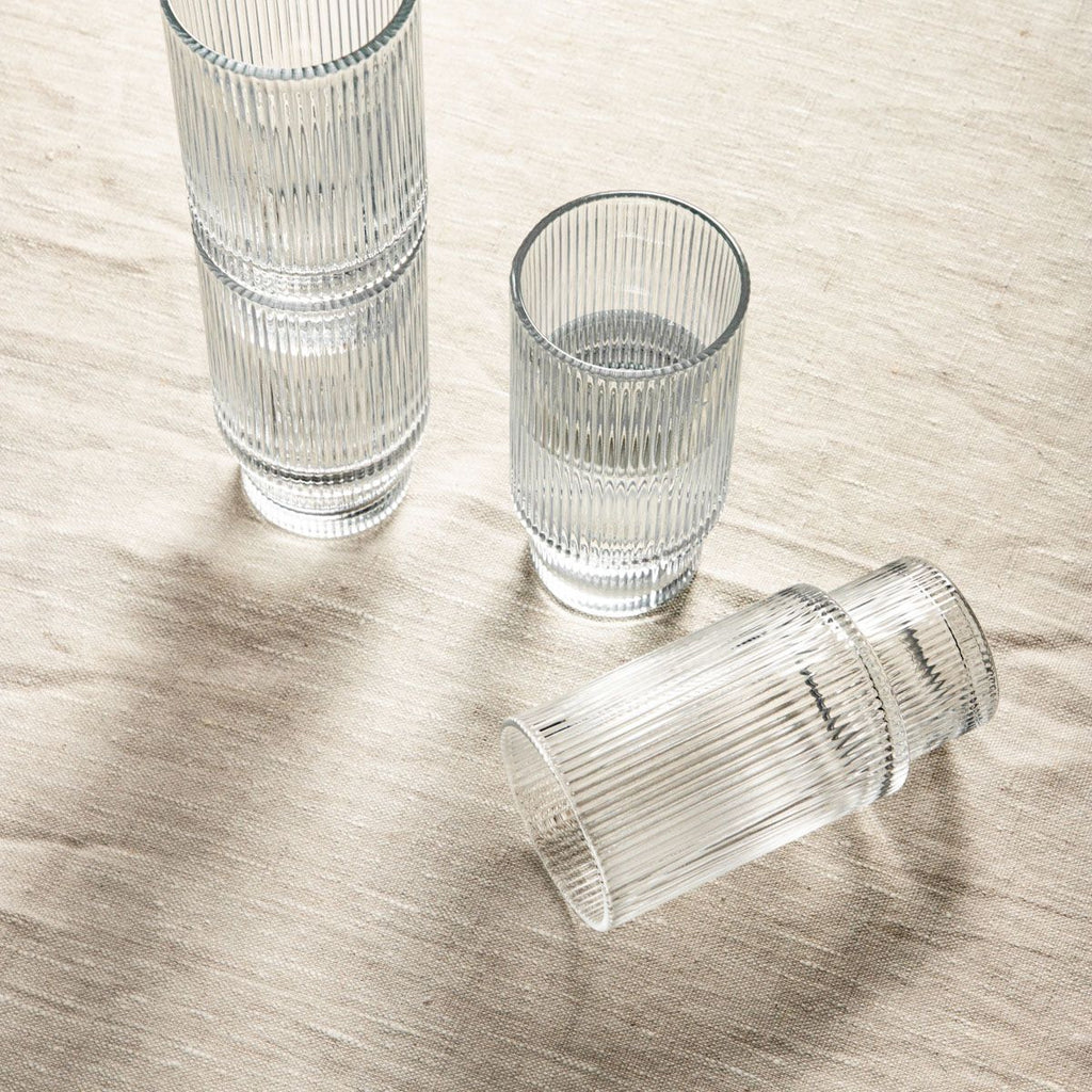 Zestaw szklanek LYNNASO transparentnych wysokich, 4 szt. 0,3 l