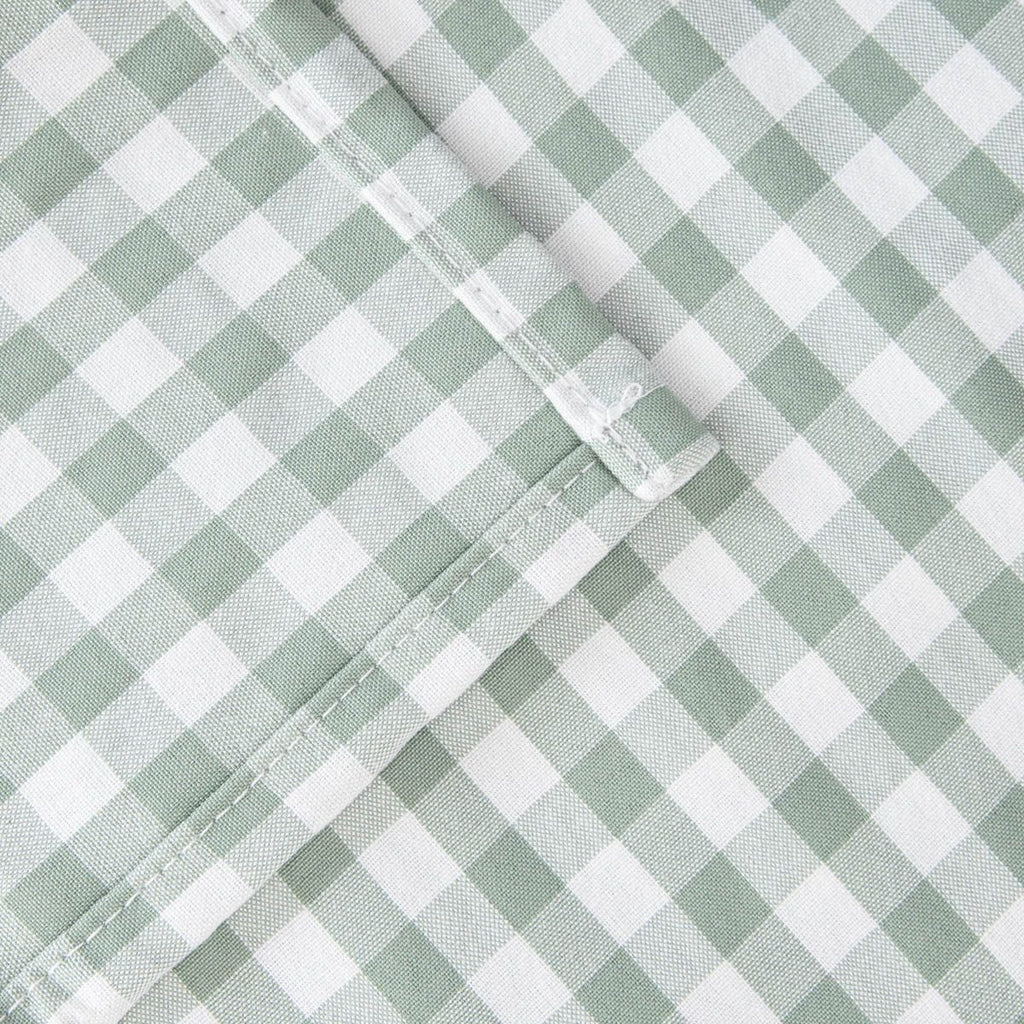 Obrus ALAMBRA pistacjowy w kratkę 130x180cm