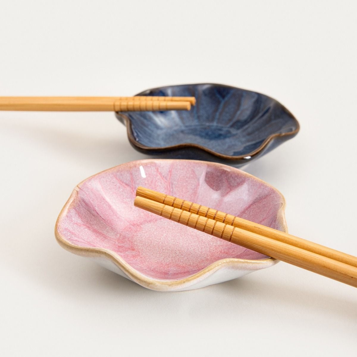 Zestaw SAKURA do sushi różowy w kształcie kwiatka 6 el.