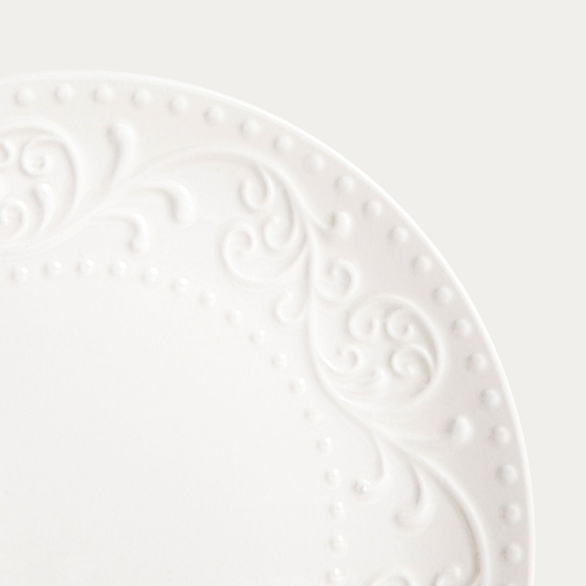 Zestaw talerzy SYLIA z ornamentem 18 el