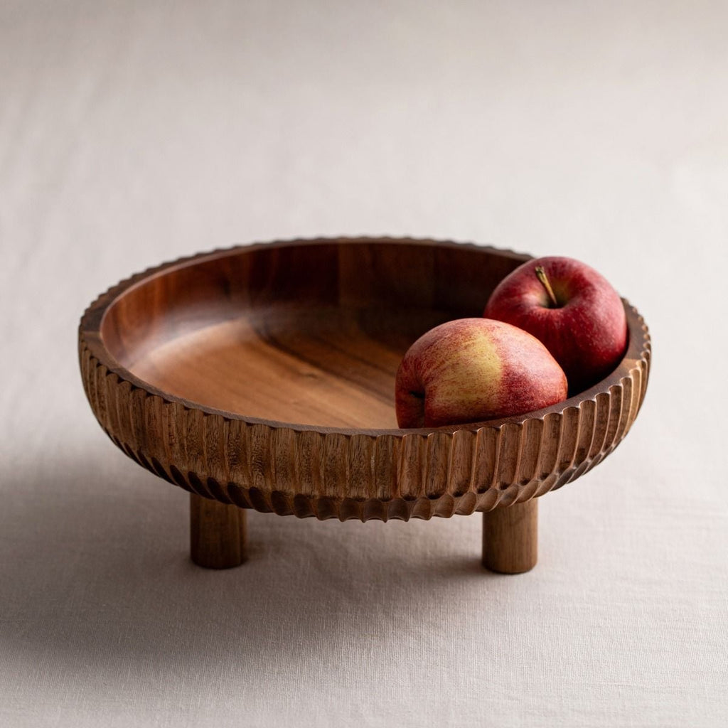 Patera RILLET do serwowania z drewna akacjowego 25,5x9 cm