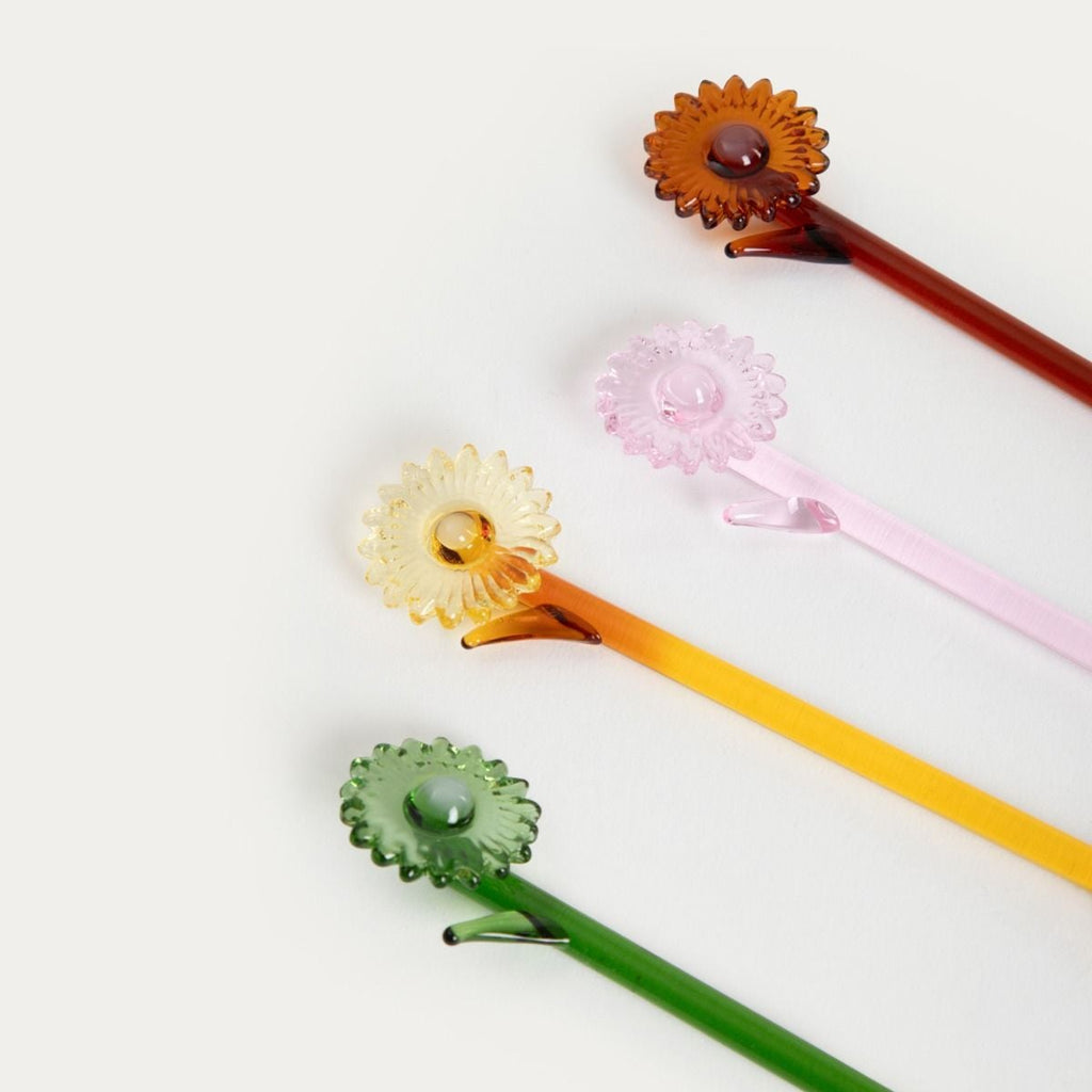 Zestaw łyżeczek OBERA z kwiatkami, 4 szt. 4 szt