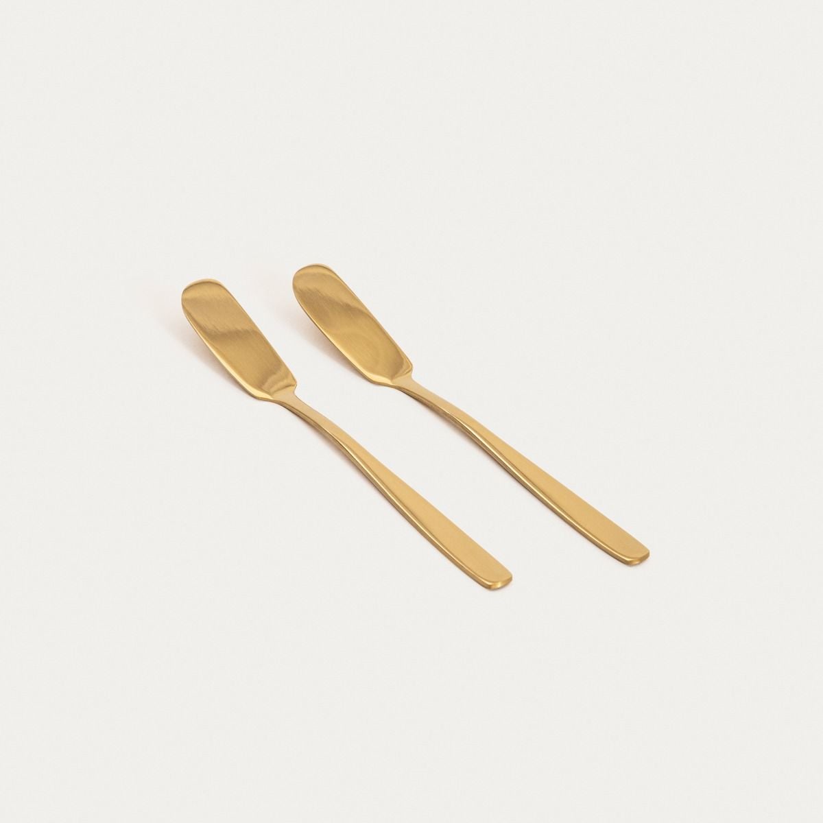 Zestaw nożyków ABELE do masła złotych, 17 cm 2 szt.