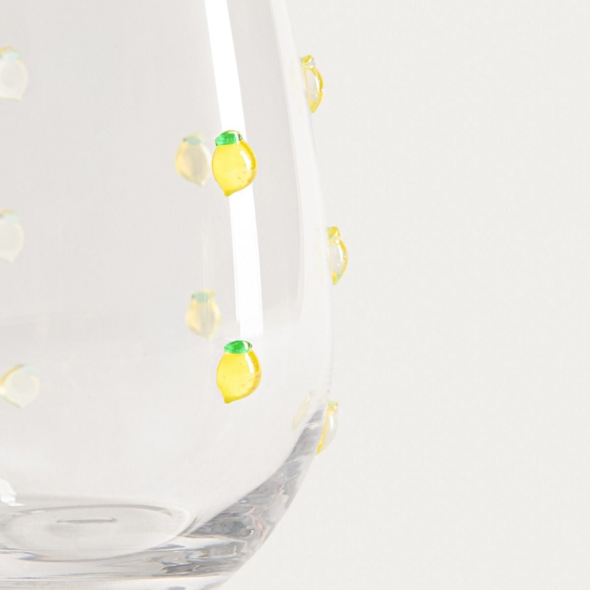 Szklanka ORNARE z elementami cytrynek 0,5 l